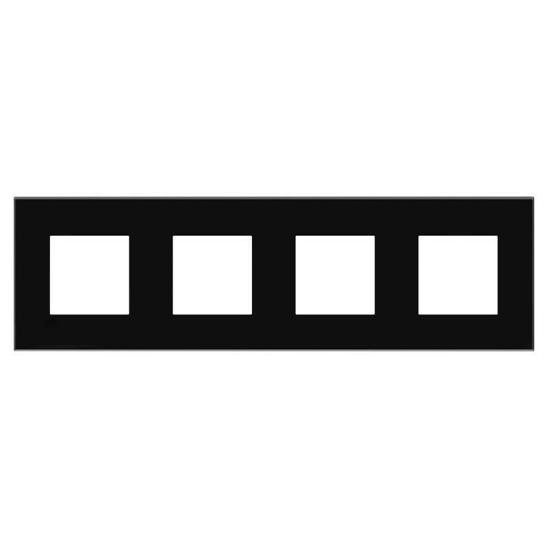 Рамка 4-м 8мод. Avanti "Черный квадрат" DKC 4402908