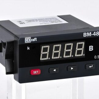 Амперметр цифровой АМ-48D 1ф вх. 1А 96х48мм LED-дисплей DEKraft 50328DEK