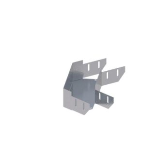 Лоток монтажный угловой горизонтальный 90град. 100х80 сталь 1.5мм ЛУ90Г.100.80.328.1.5.1 гор. оцинк. СОЭМИ Н0121310542