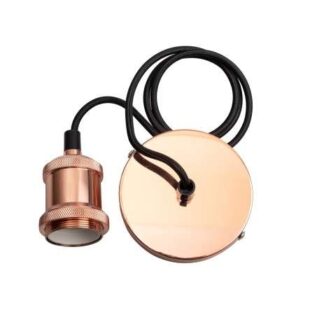 Патрон с проводом RETRO PLC 01 E27 230V/1M Rose gold Pro JazzWay 5015975