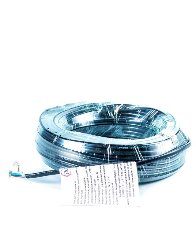 Секция нагревательного резистивного двухжил. кабеля 30Вт/м 900Вт (площадки/кровли/трубы) термопласт (дл.30м) Extherm ...