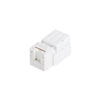 Модуль-вставка Keystone кат.6 (класс E) 250МГц RJ45/8P8C FT-TOOL/110/KRONE T568A/B неэкран. со шторк. бел.NIKOMAX NMC...