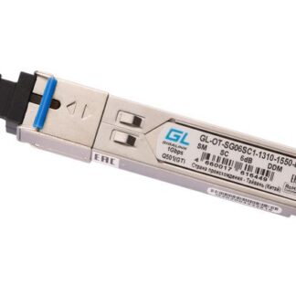 Модуль SFP WDM 155Mb/1.25Gb/s одно волокно SM SC Tx:1310/Rx:1550нм 6дБ до 3км NIKOMAX GL-OT-SG06SC1-1310-1550-B
