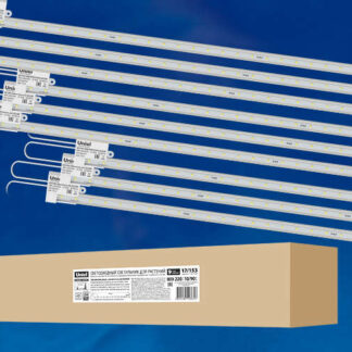 Светильник светодиодный ULY-P90-10W/SPFR/K CLEAR AC220V KIT09 10Вт IP65 600мм накладной линейный для растений спектр ...
