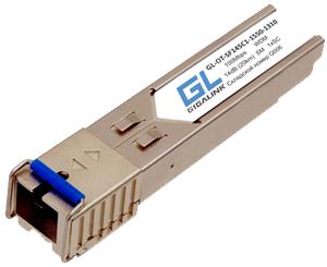 Модуль SFP WDM 100/155Мбит/с одно волокно SM SC Tx:1310/Rx:1550нм 14дБ до 20км NIKOMAX GL-OT-SF14SC1-1310-1550