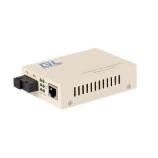 Конвертер UTP 100Мбит/с WDM LFP SM SC Tx:1310/Rx:1550 18дБ до 20км NIKOMAX GL-MC-UTPF-SC1F-18SM-1310