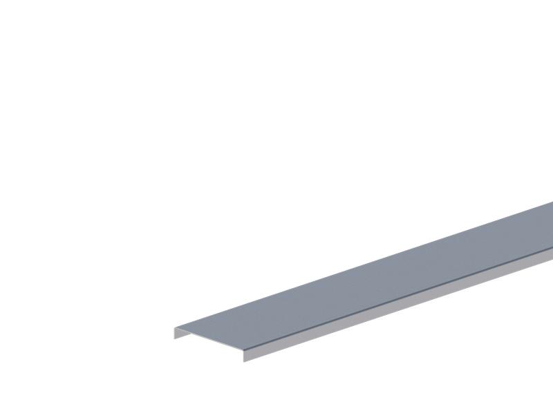 Крышка лотка монтажного прямого осн.100 L2000 1мм ЛК.100.15.2000.1.1 СОЭМИ Н0121211122