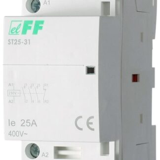 Контактор ST25-31 (3NO+1NC 4Вт 2 модуля монтаж на DIN-рейке 230В AC 25А IP20) F&F EA13.001.008