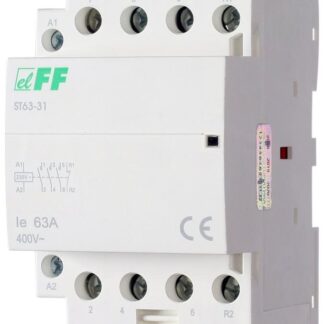 Контактор ST63-31 (3NO+1NC 6.4Вт 3 модуля монтаж на DIN-рейке 230В AC 63А IP20) F&F EA13.001.013