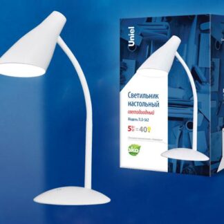 Светильник настольный TLD-562 White/LED/360Lm/4500K/Dimmer 5Вт сенсор. выкл. бел. Uniel UL-00004464