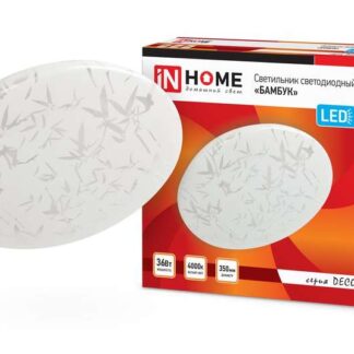 Светильник светодиодный DECO БАМБУК 36Вт 4000К 3240лм 230В 380х55мм IN HOME 4690612025049