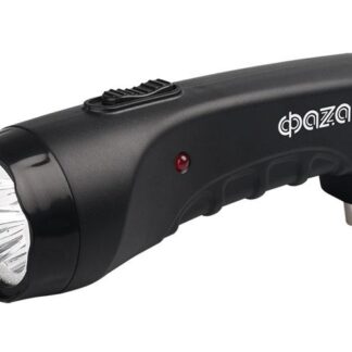 Фонарь аккумуляторный ручной AccuF2-L04-bk 4LED 2 режима: 100проц./25проц. аккум. 0.4А.ч выдвижная вилка индикатор за...