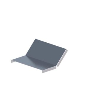 Крышка для лотка углового осн.200 сталь 1.5мм ЛМсК-45В 200-1.5 цУТ1.5 гор. оцинк. СОЭМИ Н0121450144