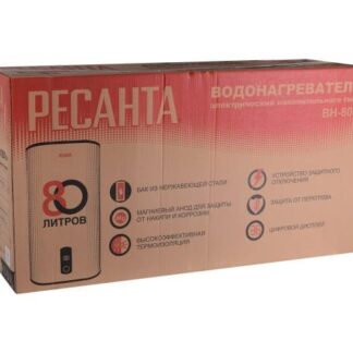Водонагреватель накопительный ВН-80В Ресанта 74/5/3