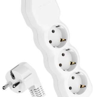 Удлинитель 3х3м с заземл. 10А IP20 ПВС 3х0.75 КОСМОС YKsm3m-3g-Z(10A)P