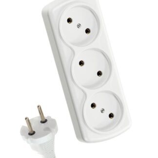 Удлинитель 3х3м 6А IP20 ШВВП 2х0.75 КОСМОС YKsm3m-3g(6A)E