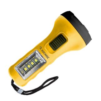 Фонарь ручной 0.5ВтLED+4SMD(1Вт) 1xAA корпус ABS-пластик ремешок ручной КОСМОС KOC119B