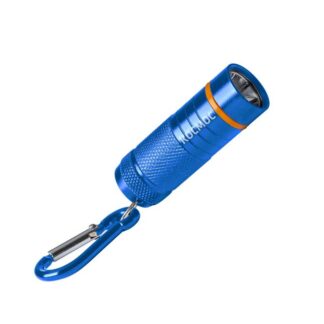 Фонарь брелок 1ВтLED 4xLR44 входят в комплект корпус анодир. алюм. карабин КОСМОС KOC205B