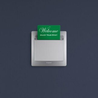 Выключатель карточный 1-кл. СП Etika 2А IP20 с выдержкой времени и подсветкой для гостиничных номеров механизм алюм. ...