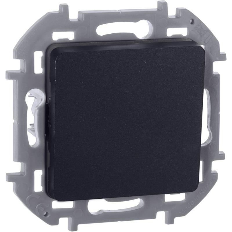Переключатель 1-кл. Inspiria 10А IP20 250В 10AX механизм антрацит IEK 673653