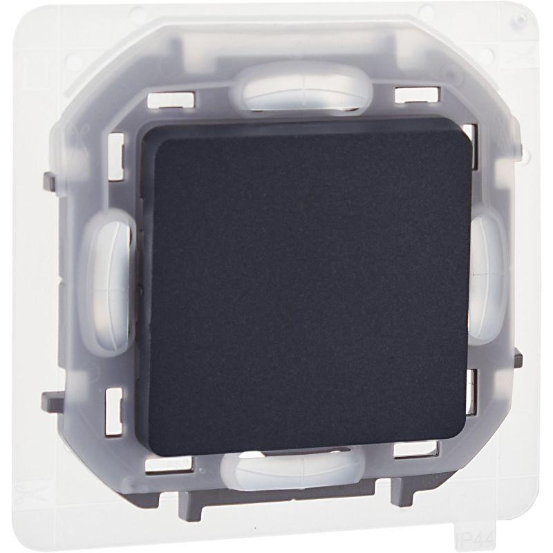Переключатель 1-кл. Inspiria 10А IP44 250В 10AX механизм антрацит IEK 673673