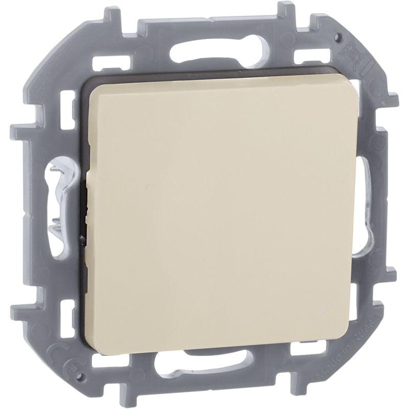 Выключатель кнопочный Inspiria 6А 250В без фиксации НО/НЗ механизм сл. кость IEK 673691