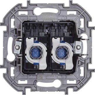 Розетка компьютерная 2-м Inspiria RJ45 кат.6 UTP механизм антрацит IEK 673843