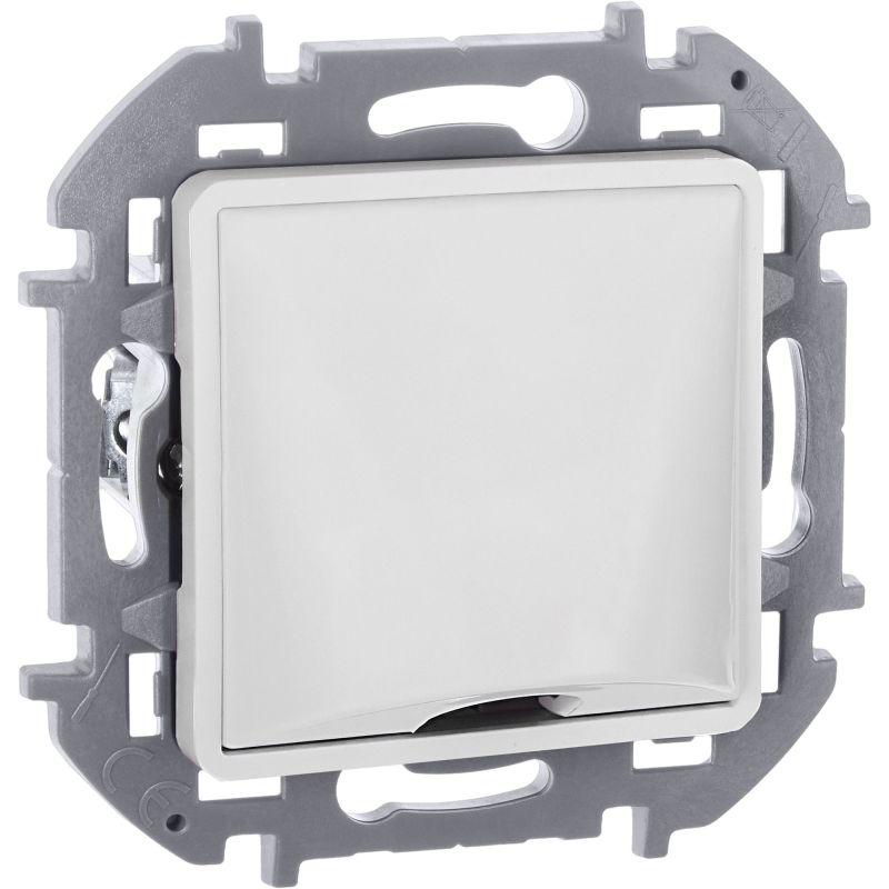 Вывод кабеля Inspiria с зажимом для крепления бел. IEK 673890