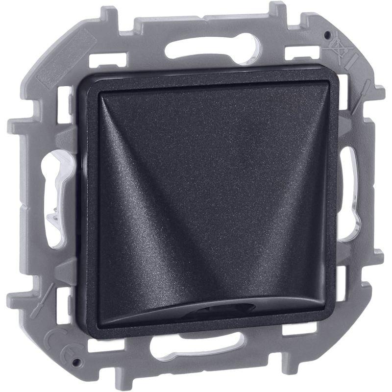 Вывод кабеля Inspiria с зажимом для крепления антрацит IEK 673893