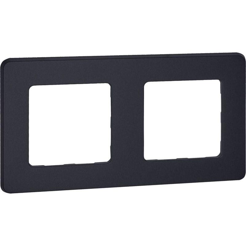 Рамка 2-м Inspiria антрацит IEK 673943