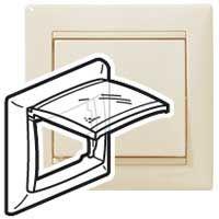 Рамка 1-м Valena IP44 сл. кость (DIY-упак.) IEK 695642