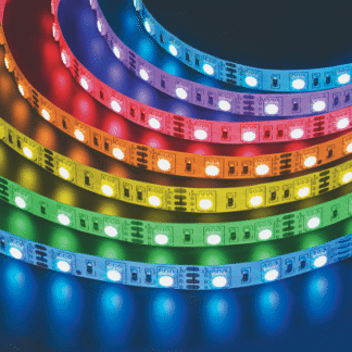 Лента светодиодная 71 247 NLS-3528RGB60-4.8-IP20-12V-R20 4.8Вт/м (уп.50м) NAVIGATOR 71247