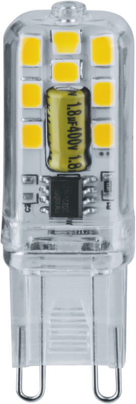 Лампа светодиодная 80 250 NLL-P-G9-3-230-6.5K-NF прозрачная 6500К холод. бел. 250лм 220-240В без пульсаций Navigator ...