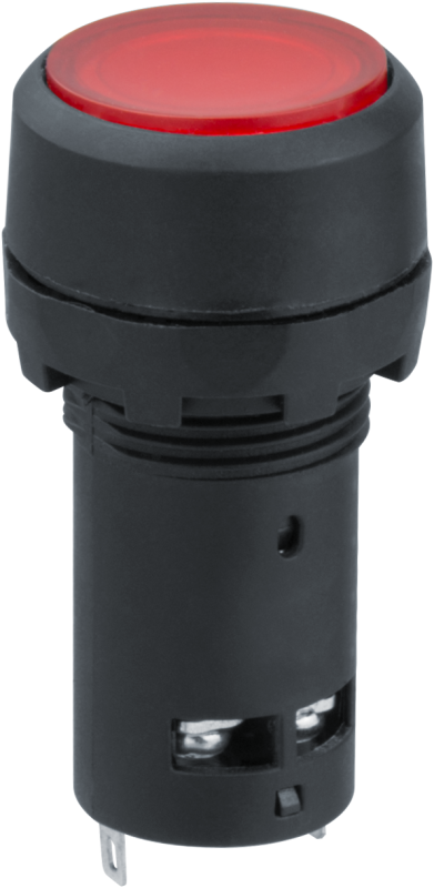 Кнопка d22мм 230В NO+NC 82 822 NBI-B-09-R с подсветкой красн. Navigator 82822