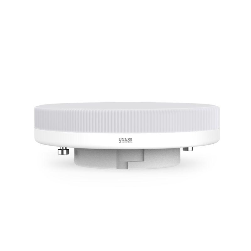 Лампа светодиодная Elementary 9Вт таблетка 6500К холод. бел. GX53 700лм GAUSS 83839