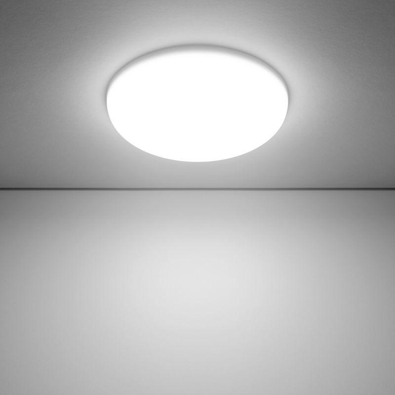 Светильник светодиодный Frameless 18Вт 4000К IP20 1800лм 220-240В d120мм ДВО кругл. встраив. GAUSS 967511218