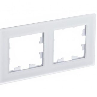 Рамка 2-м AtlasDesign Nature матов. стекло бел. SE ATN330102