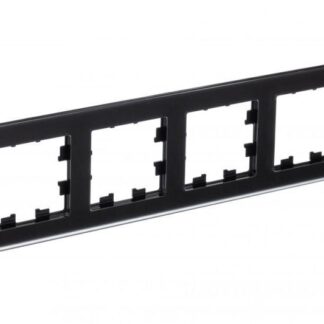 Рамка 4-м AtlasDesign Nature матов. стекло черн. SE ATN331004