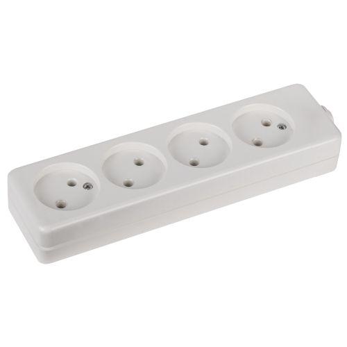 Колодка удлинителя 4-м без заземл. K-4 Эра Б0003477