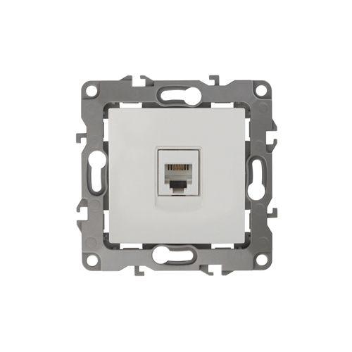 Розетка телефонная Эра12 12-3105-01 RJ11 IP20 бел. Эра Б0014711