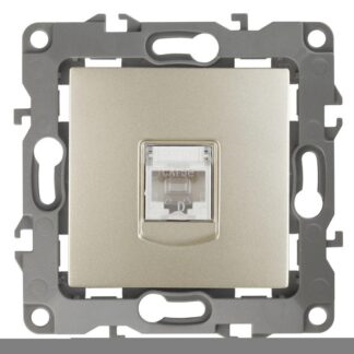 Розетка компьютерная Эра12 12-3107-04 RJ45 шампань Эра Б0014726