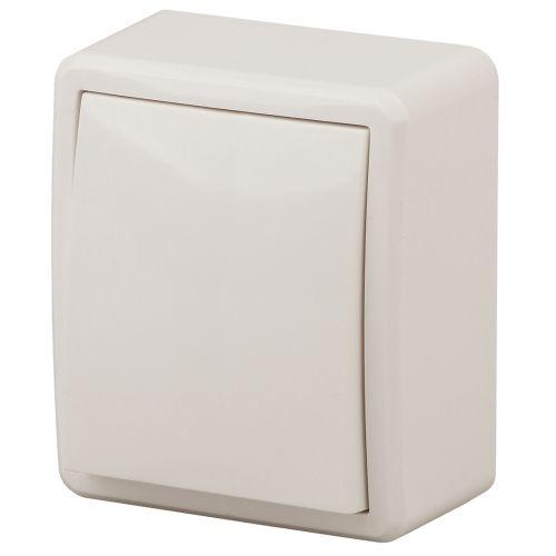 Выключатель 1-кл. ОП Эра Эксперт 10А IP20 11-1202-02 250В 10AX с подсветкой сл. кость Эра Б0020658