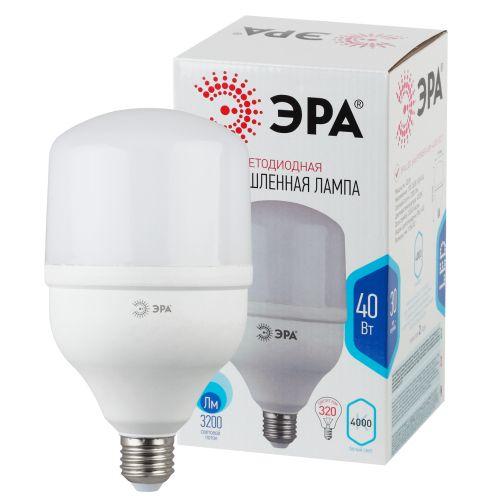 Лампа светодиодная высокомощная STD LED POWER T120-40W-4000-E27 40Вт T120 колокол 4000К нейтр. бел. E27 3200лм Эра Б0...