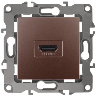 Розетка 12-3114-13 HDMI бронза ЭРА Б0027488