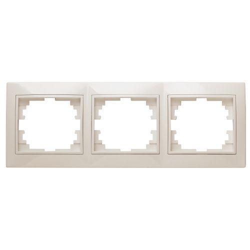 Рамка 3-м СП Plano 1-503-02 гор. сл. кость Intro Б0027628