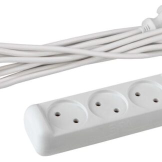 Удлинитель 3х3м без заземл. 10А IP20 U-3-3m-2х1 ПВС 2х1 Эра Б0028355