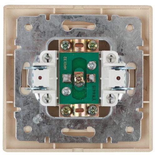 Розетка телевизионная одиночная TV СП Plano 1-301-03 IP20 алюм. Intro Б0030078