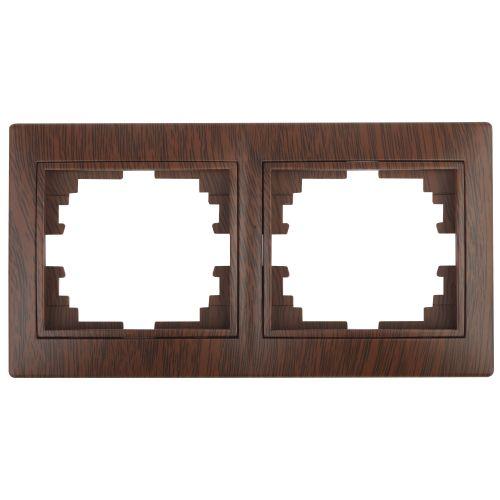 Рамка 2-м СП Plano 1-502-10 гор. венге Intro Б0030096
