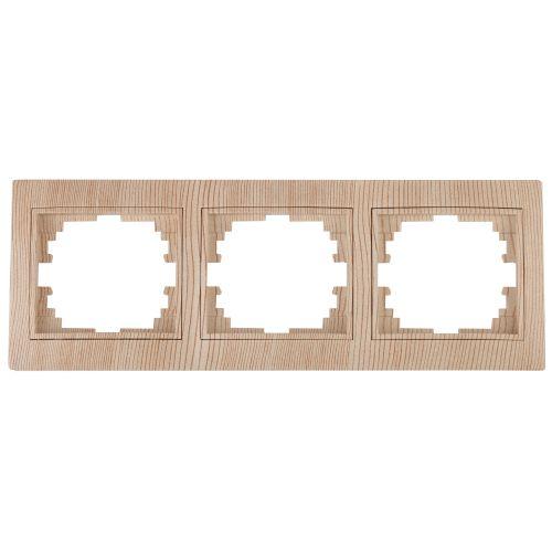 Рамка 3-м СП Plano 1-503-11 гор. сосна Intro Б0030101