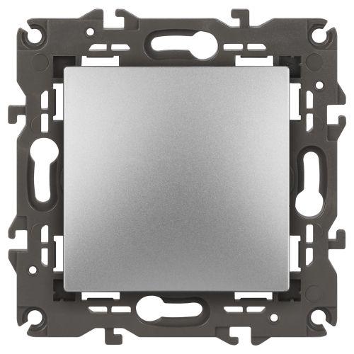 Выключатель 1-кл. СП Elegance 14-1101-03 10А IP20 250В 10AX механизм алюм. Эра Б0034210